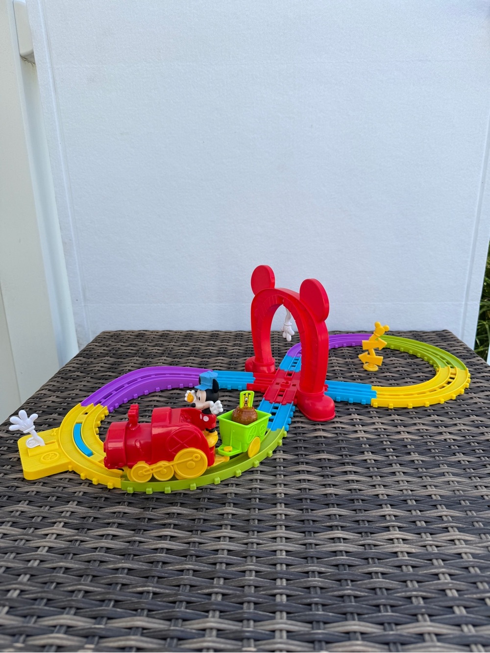 Disney Mickey Mouse Musical Express Motorized Train Set Just Play Tested Works